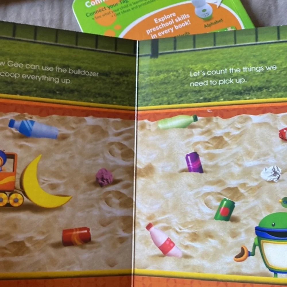LeapFrog Tag Junior Books Lot 3 Bubble Guppies Team Umizoomi Preschool Leap Frog